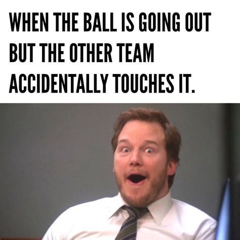 Volleyball Fundraiser, Funny Basketball Memes, Volleyball Quotes Funny, Volleyball Jokes, Funny Soccer Memes, Softball Memes, Soccer Problems, Sports Joke, Soccer Jokes