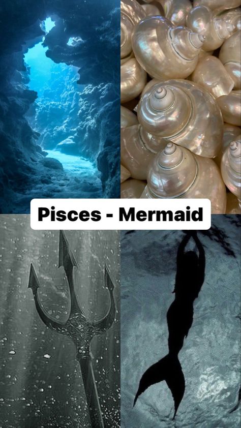 Mythical Creatures Wallpaper, Signs As Mythical Creatures, Zodiac Signs In Order, Pisces Vibes, Perfect Routine, Pisces Star Sign, Dark Mermaid, Zodiac Characters, Zodiac Signs Chart