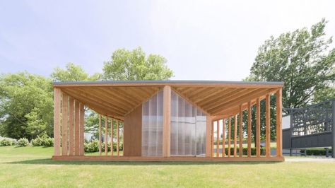 Cedar Decking, Governors Island, Sound Sculpture, Welcome Center, Harvard Graduate, Pocket Park, Pavilion Architecture, Public Space Design, Pavilion Design