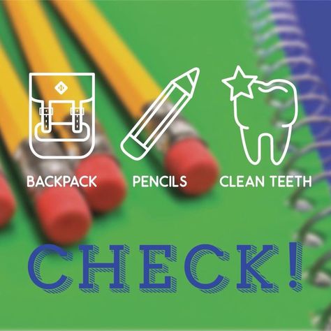 Did you complete your checklist? Happy August and Back to School everyone! Make sure all you teachers and students are caught up on your dental cleanings before heading into the new year! Call us to schedule! We hope you all had a wonderful summer and are excited for the next school year. #engelhardtdds #backtoschool #dentalcleanings Dental Bridge Cost, Dentistry Humor, Oral Health Education, Dental Education, Dental Social Media, Dental Tips, Dental Offices, Dental Website, Back To School Special