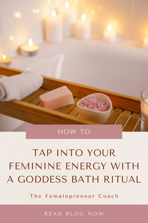 How to tap into your feminine energy in business, with a beautiful Goddess Bath Ritual #spiritualceo #goddessbathritual #feminineenergyleader #feminineenergyinbusiness #femaleceo #spiritualpractice Energy Rituals, Goddess Bath, Business Strategies, Beautiful Goddess, Music Heals, A Goddess, Third Eye Chakra, Spiritual Practices, Feminine Energy