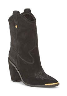 Vince Camuto Abel Pointed Toe Booties Black Western Boots, Western Aesthetic, Western Boots Women, Western Boot, Suede Booties, Soft Suede, Suede Boots, Boot Shoes Women, Western Boots