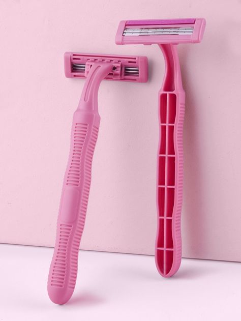 Hair Removal Razor, Pink Razor, Hair Remove, Women Safety, Pink Things, Safety Razor, Pink Collar, Pink Collars, Removal Tool