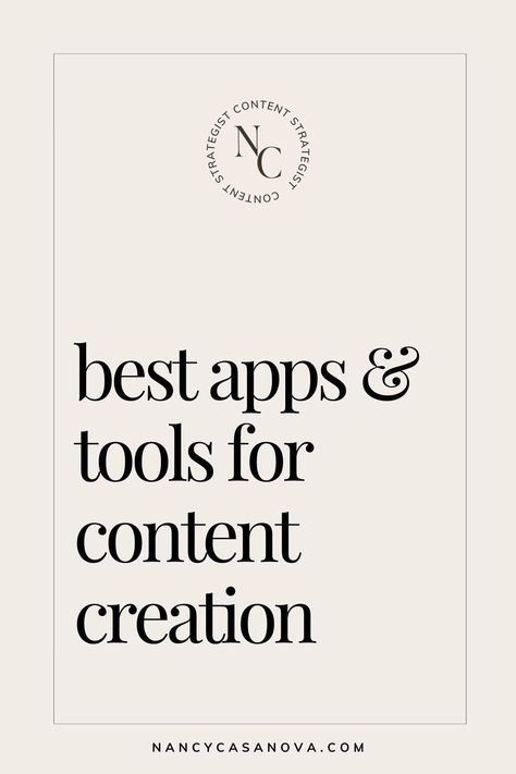 Best Social Media Apps, Content Creation Tools, Tools List, Social Media Resources, Blog Titles, Social Media Marketing Tools, Social Media Apps, Create Content, Social Media Tool