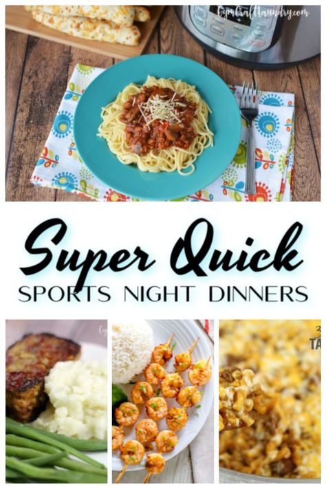 Dinner For Football Night, Soccer Night Dinners, Practice Night Dinner Ideas, Dinner For Sports Nights, Football Night Dinner Ideas, On The Go Dinners, Sports Night Dinners Quick Meals, Busy Night Dinner, Ground Beef And Cabbage