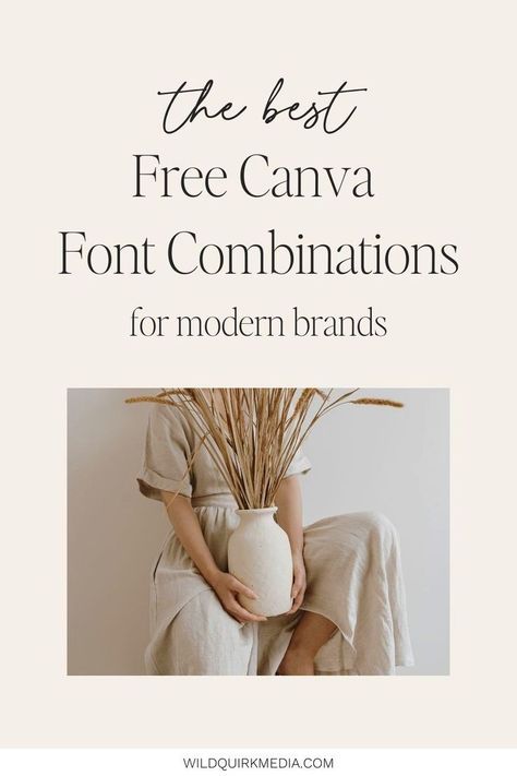 The Best FREE Canva Font Combinations for Modern Brands | Typography Font | Branding Inspiration Retro Font Combinations, Font Combinations Aesthetic, Free Font Combinations, Best Font Combinations, Modern Logo Design Minimalist, Canva Font Combinations, Simple Modern Fonts, T Shirt Fonts, Modern Fonts Free