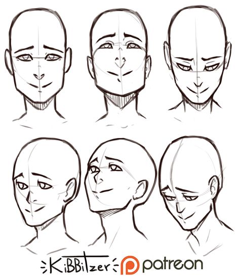 Official Post from kibbitzer: I wanted to help a friend to find a good reference sheet with these poses but they where too much "realistic" so I decided to draw them and to make them free for everybody! <3 Turned Face Reference, Facing Down Drawing, Face Positions Reference, How To Draw Comic Characters, Thinking Reference, Head Positions Drawing, Head Angles Reference, Head Turn Reference, How To Draw Comics