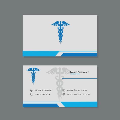 Doctor business card with medicine logo Dr Business Card, Dr Visiting Cards Design, Visiting Card For Doctors, Doctor Business Card Design, Business Card Doctor, Doctor Visiting Card, Wood Logo Design, Doctor Business Cards, Medicine Cards