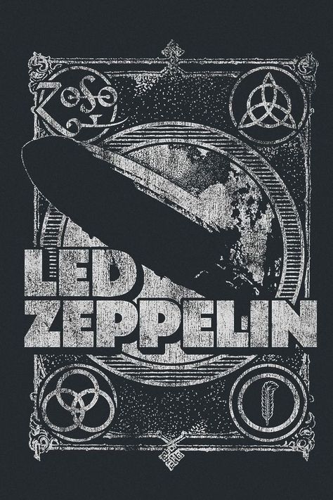 80s Hollywood, Led Zeppelin Poster, Rock Band Logos, Rock Band Posters, Vintage Music Posters, Band Wallpapers, White Poster, Rock N’roll, Rock Metal