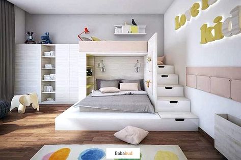 Stylish Kids Bedroom, Design Ložnic, Bunk Bed Designs, Kids Bedroom Designs, Cute Bedroom Ideas, Girl Bedroom Designs, Teen Bedroom Decor, Girl Bedroom Decor, Room Design Bedroom