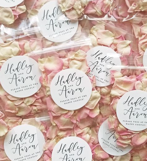 The Cutest Ways To Distribute Flower Petals To Your Guests! | WedMeGood Confetti Packets, Petal Toss Wedding, Goddess Bath, Yellow Rose Petals, Flower Goddess, Petal Toss, Wedding Toss, Mexican Beach, Confetti Bags