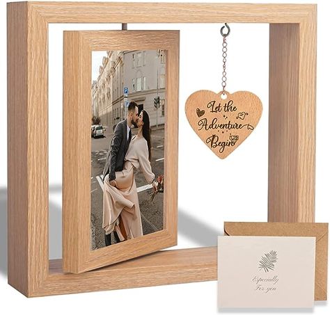 Amazon.com - Romantic Couples Picture Frames Anniversary Birthday Gifts for Her Girlfriend Graduation Gifts for Him Boyfriend, Wedding Gifts for Couples Wife Husband, I Love You to The Moon & Back (Romantic Engagement Picture Frames) Engagement Photos Accessories, Unique Wedding Gifts For Couple Handmade, Engagement Party Gifts For Couples, Gift Ideas For Fiance, Engagement Gifts For Best Friend, Engagement Photo Frame, Engagement Photo Gifts, Romantic Engagement Pictures, Graduation Gifts For Girlfriend