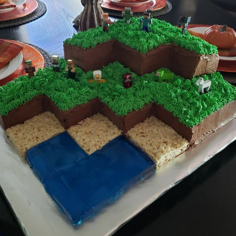 Diy Minecraft Cake, Minecraft Printables Free, Fox Cake, Birthday Items, Minecraft Birthday Party, Minecraft Cake, Minecraft Birthday, Minecraft Party, Childrens Birthday Cakes