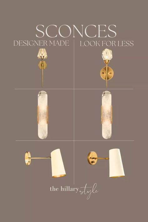 Sconces: Designer Made or Look for Less? Sconces, Home Decor, Lighting, Marble Decor, RH Inspired, Designer Inspired, Look for Less, Luxe for Less, Lights, Home Improvement, Organic Modern, Modern Lighting, Home Refresh, Wall Lighting, Wall Sconces, McGee and Co, Studio McGee, Amazon, Amazon Home, Amazon Lighting, Amazon Home Decor, Found It on Amazon, Lumens Amazon Lighting, Found It On Amazon, Luxe For Less, Lighting Wall Sconces, Mcgee And Co, Home Refresh, Marble Decor, Amazon Home Decor, Modern Wall Sconces