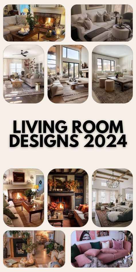 Discover 2024’s Trendsetting Living Room Designs: Modern Luxury, Cozy Spaces, and Personalized Elegance Await Cozy Boho Living Room Inspiration Modern, Boho Living Room With Fireplace, Living Room Inspiration 2024, Warm And Cozy Living Room Designs, Living Room Inspiration Cozy Modern, Living Room Designs With Fireplace, Cozy Boho Living Room Inspiration, Cozy Small Spaces, Hygge Decor Living Rooms