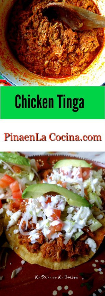 Authentic Chicken Tinga, Chicken Food Recipes, Fideo Recipe, Tinga Recipe, Chicken Tinga Recipe, Caribbean Foods, Mexican Favorites, Ski Weekend, Chicken Tinga