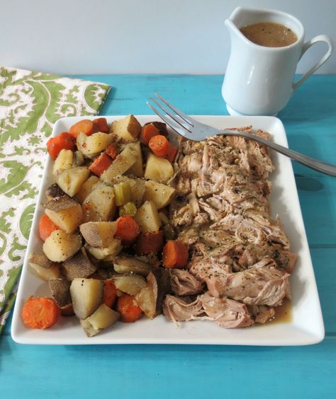 Italian Pork tenderloin with Potatoes & Carrots - Crockpot Italian Pork Tenderloin, Potatoes In Crockpot, Pork Tenderloin And Potatoes, Pork Tenderloin With Potatoes, Italian Pork, P Design, Potatoes Carrots, Slow Cooked Meals, Crockpot Pork