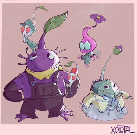 Pikmin 4 Fanart, Pikmin Wallpaper, Pikmin Fanart, Pikmin Art, Pikmin 4, Super Smash Bros Brawl, Nintendo Fan Art, Creative Drawing Prompts, Nintendo Art