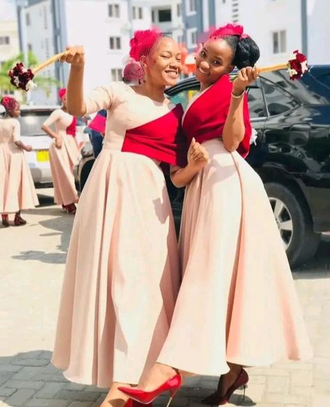 Christian Weddings, Choir Dresses, Kitenge Dress, African Bridesmaid Dresses, Classy Fall Outfits, Gorgeous Bridesmaid Dresses, White A Line Dress, African Attire Dresses, Modest Dresses Fashion