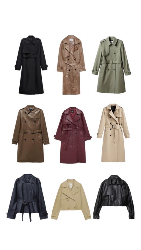 trench coat, trench coat women, cropped trench coat, short trench coat, Fall 2023 outwear trends, fall outwear musthaves, fall jackets, fall jacket trends, autumn trench coat trends, trenc coat for fall, leather trench coat, cherry red fashion trend, olive green trench coat, where to shop for trench coats, trench coat aesthetic, trench coat fashion, trench coat street style, trench coat trend, trench coat 2023, must have trench coat for fall, trench coat styles, fall trends, autumn trends 2023 Aesthetic Trench Coat, Trench Coat Aesthetic, Fall Jacket Trends, Olive Green Trench Coat, Fall Outwear, Trench Coat Street Style, Coat Aesthetic, Cropped Trench Coat, Autumn Outwear