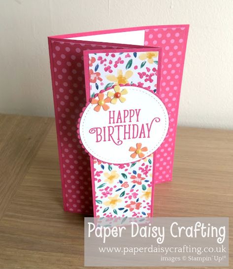 Stampin Up Card Techniques Ideas, Fancy Fold Birthday Cards Handmade, Easy Fancy Fold Cards, Fold Back Cards, Fancy Fold Birthday Card Ideas, Su Fancy Fold Cards, Stampin Up Folded Cards, Dollar Tree Sticker Cards, Stampin Up Easy Fun Folds