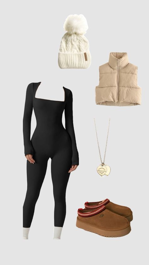 Black Bodysuit Outfit Winter, Bodysuit Outfit Winter, Black Bodysuit Outfit, Pretty Winter Outfits, Plus Size Winter Outfits, Bodysuit Outfit, Cute Nike Outfits, Winter Fashion Outfits Casual, Body Suit Outfits