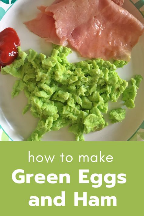 Green Eggs And Ham Breakfast, How To Make Green Eggs And Ham, Green Eggs And Ham Activities Preschool, Green Eggs And Ham Snack, Food Neutrality, Green Eggs And Ham Activities, Green Eggs And Ham Recipe, Grinch Dinner, Rainbow Breakfast