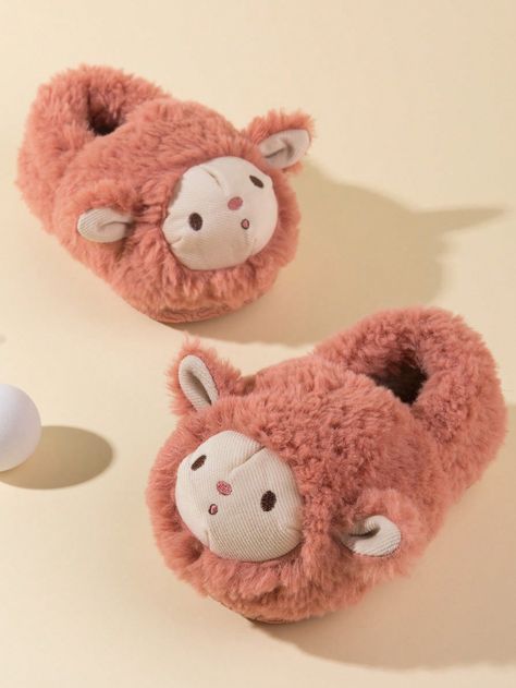 Kids' Comfortable Sheep Shaped Slippers, WinterI discovered amazing products on SHEIN.com, come check them out! Amazing Products, Sheep, Slippers, Collar