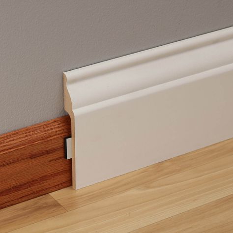 Step By Step Guide To Installing CoverTrim — Ornamental Decorative Millwork Baseboard Moulding, Baseboard Trim, Baseboard Molding, Wood Insert, Base Moulding, New Flooring, Ornamental Mouldings, Door Casing, Old Room