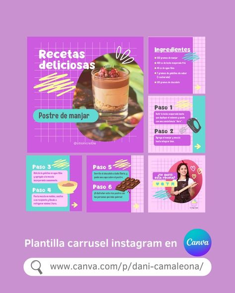 Esta publicación tipo carrusel de instagram tiene un paso a paso de una receta, pero la puedes adaptar completamente a tus necesidades y lo que sea que quieras mostrar. #plantillaintagram #plantillacanva #plantillagratiscanva #carruselinstagram #postpasteleria #publicacionpasteleria Carosal Post Ideas, Instagram Post Carousel, Canva Carousel Ideas, Carousel Post Template, Carousel Ig Post, Customer Testimonials, Instagram Design, Post Design, Medical Supplies