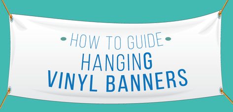 Make the most of your temporary signage. Learn the best way to hang a vinyl banner, whatever your physical and environmental factors. Diy Vinyl Banner Sign, Temporary Signage, Mesh Banner, Pole Banners, Best Banner Design, Best Banner, Kid Parties, How To Make Banners, Cement Wall