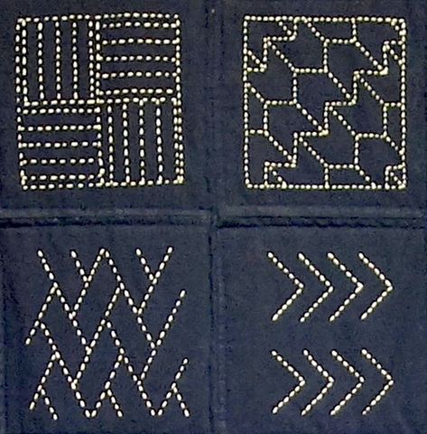 How to Sew Sashiko Embroidery – Beginners Guide, Patterns Sashiko Pattern Free, Embroidery Beginners, Geometric Stencil, Sashiko Pattern, Boro Sashiko, Textile Museum, Sashiko Embroidery, Needle Crafts, Japanese Embroidery