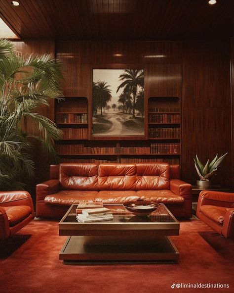 #70s #aesthetic #70sinterior #earthtones Living Room Ideas Retro, Retro Interior Design Vintage, Room Ideas Retro, Mid Century Modern Living Room Ideas, Room Color Design, 1970s Interior Design, 70s Interior Design, 80s Interior Design, Modern Living Room Ideas