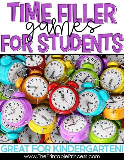 Don't you hate those awkward few minutes between activities we all have with our students? You don't have time to do any real work, but you want some sort of constructive activity to keep your kids busy so they don't crack up. Here are 17 fun time filler games for Kindergarten that will keep your students engaged and learning too! They require no prep and are loads of fun for Kindergarten and First Grade students! First Grade Games Indoor, Time Filler Games Classroom, Group Games For Kindergarteners, Easy Games For Kindergarteners, Group Mentoring Activities, First Grade Group Activities, Kindergarten Games Indoor Learning, Circle Games For Kindergarten, Group Games For Elementary Kids