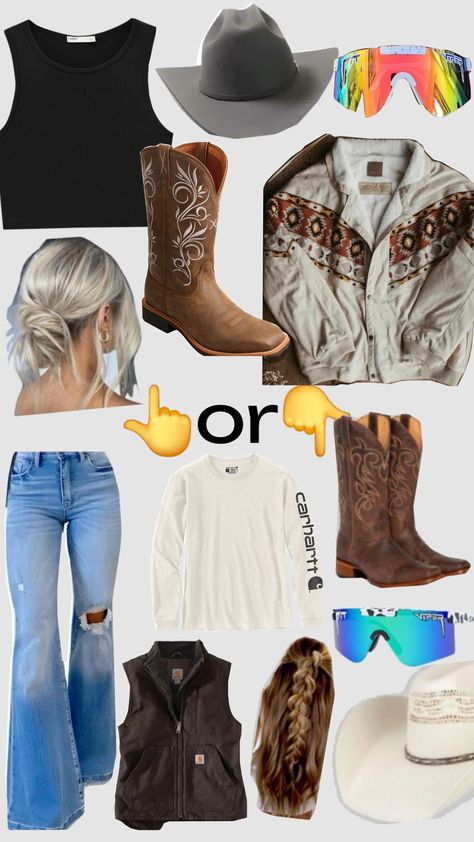 Country Shuffles, County Fair Outfit, County Fits, Country Hairstyles, Country Outfits Women, Fair Outfit, Country Fits, Country Clothes, Western Rooms