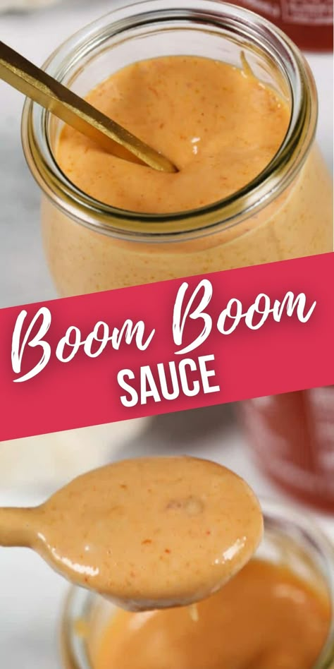 Boom Boom Sauce Recipe, Boom Sauce Recipe, Boom Sauce, Boom Boom Sauce, Spicy Sauce Recipe, Burger Sauces Recipe, Sushi Sauce, Sushi Recipes Homemade, Yellow Squash Recipes