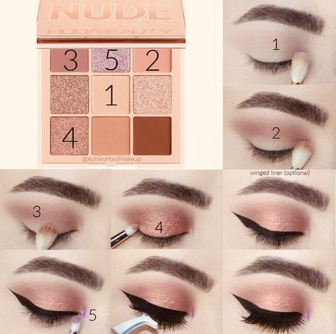 Matte Make Up, Learn Makeup, Beginners Eye Makeup, Korean Eye Makeup, Makeup Tutorial Eyeshadow, Eye Makeup Steps, Pinterest Makeup, Makeup Stuff, Eye Makeup Designs