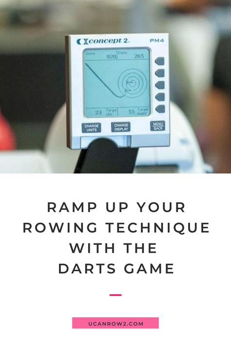 Did you know there's a game in your Concept2 rowing machine monitor that can make you a better rower? In this post from our blog we're showing you all about the darts game, which is both fun AND good for your rowing technique! Rowing Benefits, Indoor Rowing Workout, Rowing Technique, Rowing Machine Workout, Types Of Cardio, Rowing Workout, Indoor Rowing, Darts Game, Rowing Machines