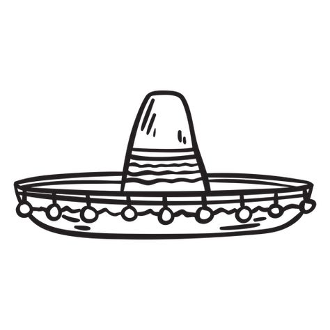 Sombrero mexican stroke #AD , #AD, #affiliate, #stroke, #mexican, #Sombrero Mariachi Hat Drawing, Sombrero Tattoo, Hat Graphic Design, Core Inspiration, Mexican Sombrero, Sombrero Hat, Layout Template, Illustration Inspiration, Graphic Image