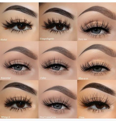 Eyebrows And Eyelashes, Makeup Tips Eyeshadow, Natural Fake Eyelashes, Best False Eyelashes, Bentuk Alis, Lashes Fake Eyelashes, Glitter Makeup Looks, Lash Styles, Mink Eyelash Extensions