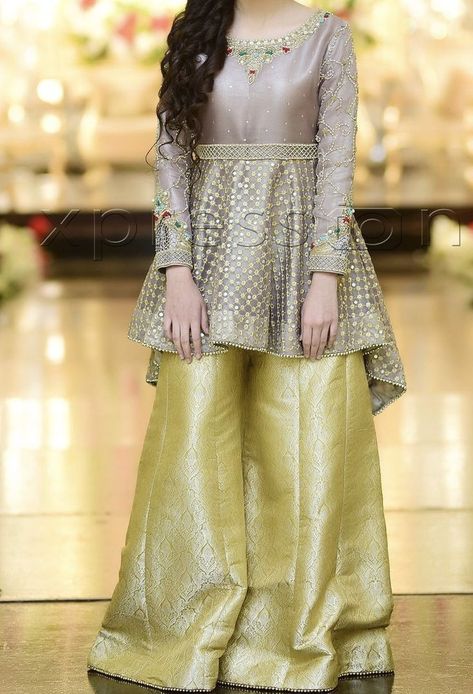 Inbox us to order ✉📬 Contact 📞 +923074745633 📞☎ (WhatsApp ) Can be made in any Color Size   #pakistanidresses #womensclothing #beautifuldress #partydress #latestcollection #bridaldresses #mehndidresses #womensfashion #fashiondresses #latestfashiondresses #lifestylefashion #trendycollection #weddingdresses Short Frock With Plazo, Dresses For Wedding Indian, Latest Dress For Girls, Fancy Dress Ideas, Girls Designer Dresses, Pakistani Formal Dresses, Pakistani Wedding Outfits, Stylish Short Dresses, Latest Fashion Dresses