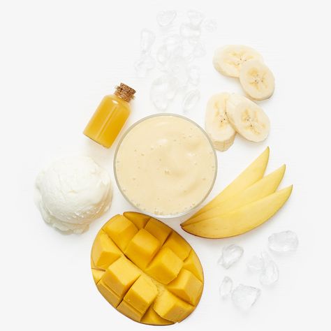 Ingredients  300 mL mango nectar 1/4 frozen banana 4 x 1cm cubes of frozen mango (an easy way is to get Dole frozen mango chunks) 220g frozen yoghurt 1 scoop ice Mango Magic Smoothie, Boost Juice Recipes Australia, Boost Recipes, Juice Ideas, Boost Juice, Mango Slices, Nutribullet Smoothies, Boost Drink, Smoothies Healthy