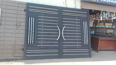 Porch Gate Design, Simple Main Gate Design, Simple Gate Designs, New Gate Design, Latest Main Gate Designs, Latest Gate Design, Fence Modern, Pagar Modern, Iron Main Gate Design