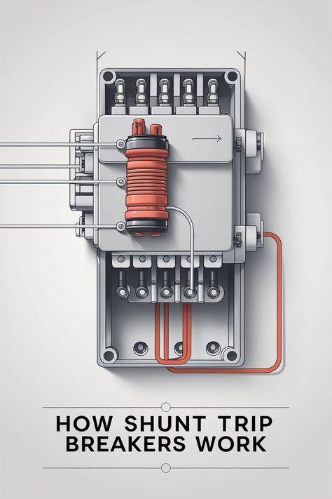 Inside a Shunt Trip Breaker: The Basic Mechanism Can Jam, Evacuation Plan, Gas Detector, The Breakers, Electrical Safety, Safety Devices, Emergency Response, Short Circuit, Control System