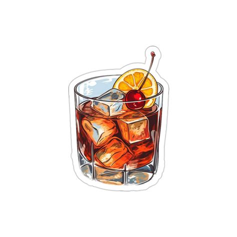 Excited to share the latest addition to my #etsy shop: Old Fashioned Cocktail Sticker - Compact Vinyl Decal for Laptop, Tablet, Hydroflask - Perfect for Whiskey, Bourbon, Scotch Lovers https://etsy.me/3NsYN22 #cocktailsticker #funsticker #alcoholsticker #adultstickers Alcoholic Drinks Stickers, Cute Stickers For Laptop, Whiskey Sticker, Alcohol Stickers, Whiskey Aesthetic, Drinks Stickers, Soft Sticker, Old Stickers, Bar Stickers