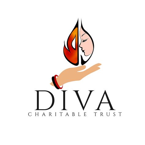 Diva Charitable Trust Logo  Designed By vyshnav cm Charitable Trust Logo, Trust Logo Design, Trust Logo, Logo Design Inspiration Branding, Png Text, Logo Design Inspiration, Diva, Logo Design, Design Inspiration