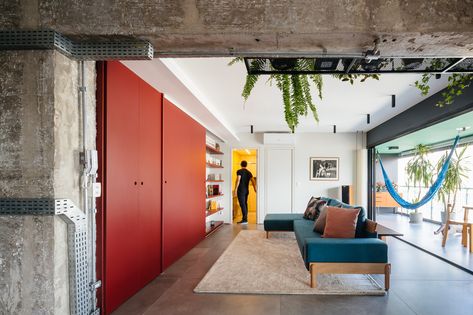 Bright Living Room, Concrete Structure, Building Structure, Blue Interior, New Living Room, Architectural Elements, 인테리어 디자인, The Expanse, Interior Architecture