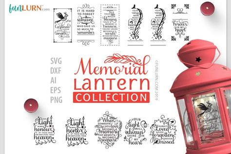 In Loving Memory Svg, Selling Bundles, Lantern Svg, Memorial Lanterns, Mugs Handmade, Christmas Lantern, Ornament Svg, Svg Bundles, Christmas Lanterns