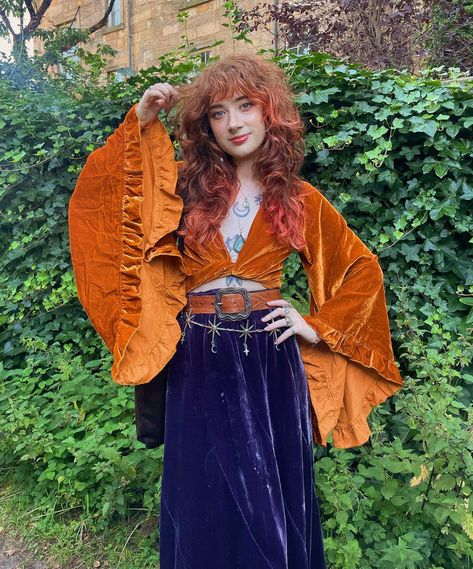 stephanie🧚🏻‍♀️ (@ffigs) • Photos et vidéos Instagram Purple Skirt Outfit, Hippie Aesthetic, Witch Outfit, Whimsical Fashion, Autumn Vibes, Other Outfits, Hippie Outfits, Goth Outfits, Fall Looks