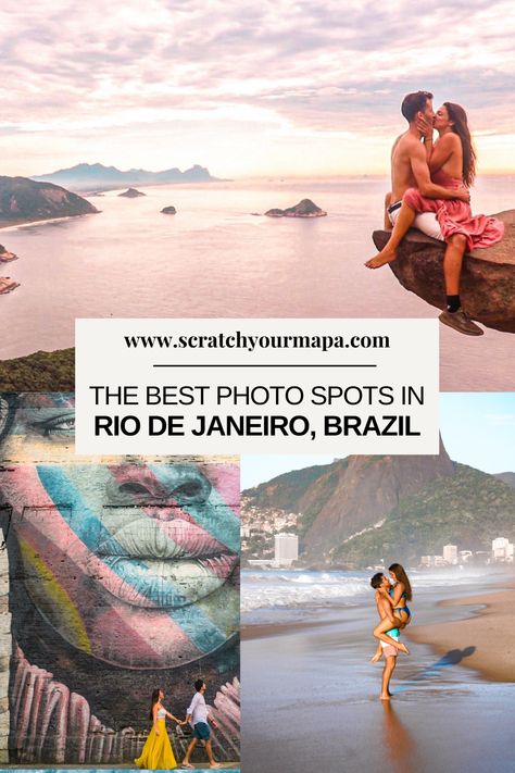 Photo Spots in Rio de Janeiro Vacation Outfits Brazil, Rio De Janeiro Photo Ideas, Brazil Outfit, Christ The Redeemer Brazil, Brazil Trip, Brazil Travel Guide, Rio Photos, Visit Brazil, Photo Hacks